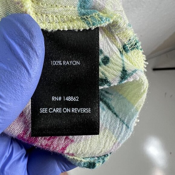 Torrid Womens M-L Floral Kelly Green Kimono Crinkle Gauze Cardigan Bloomcore - Picture 8 of 10